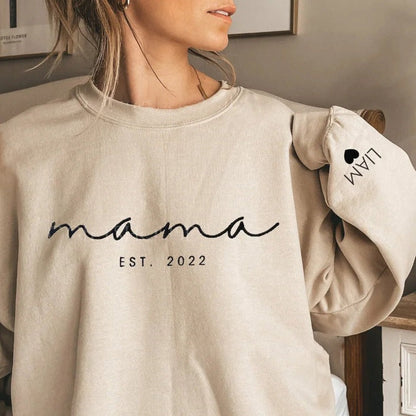 Customized Mama Sweatshirt/Hoodie – A Gift For Your Beloved Mom