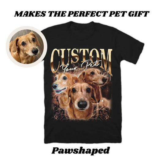 Custom Unique Vintage Photo Pet Tee/Sweatshirt/Hoodie