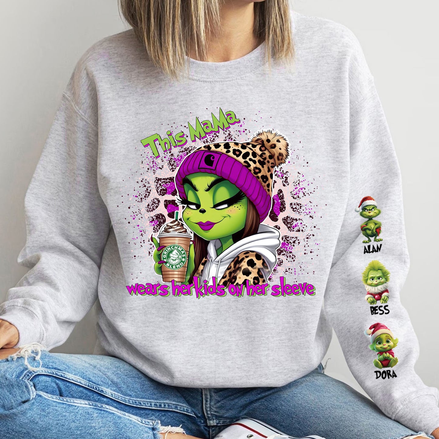 50% OFF🔥Christmas Movie Characters Mama💕Daddy Sweatshirt